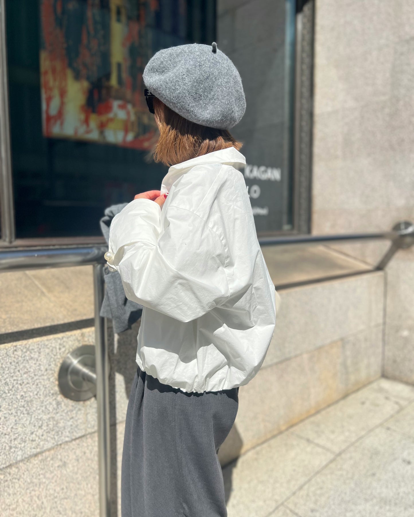 <予約アイテム> PEARL CUFFS BALLOON PULLOVER
