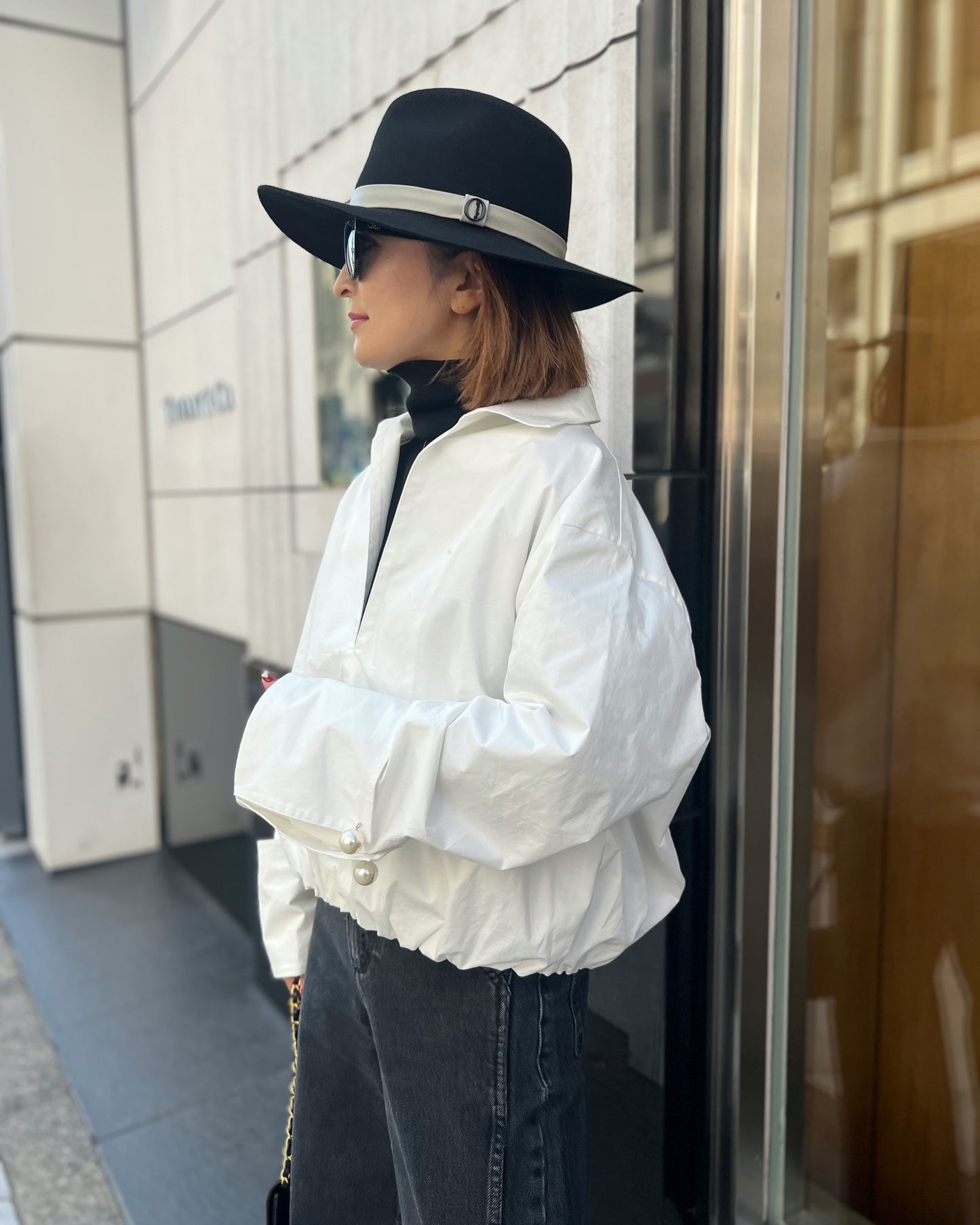<予約アイテム> PEARL CUFFS BALLOON PULLOVER