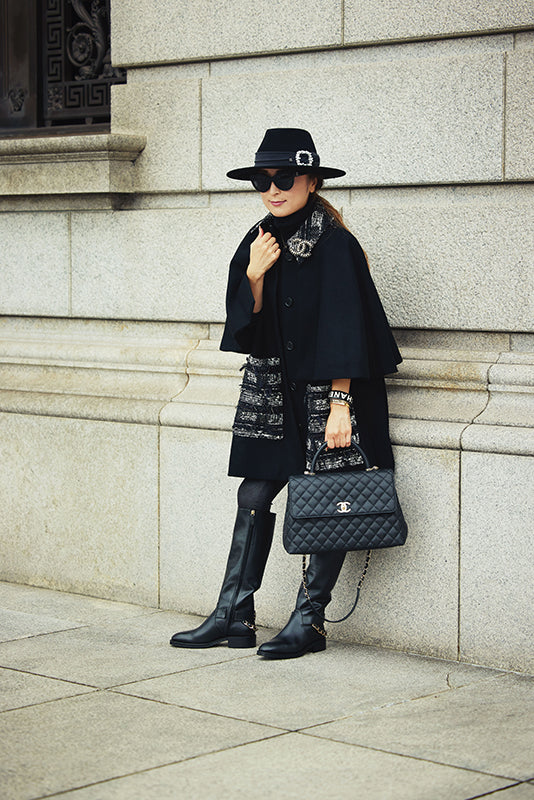 TWEED CAPE GILET