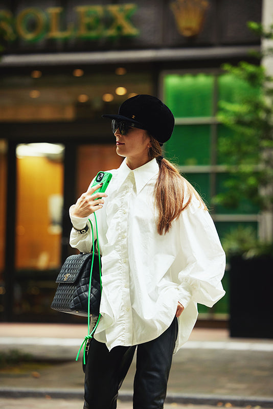 GATHER PUFF BLOUSE