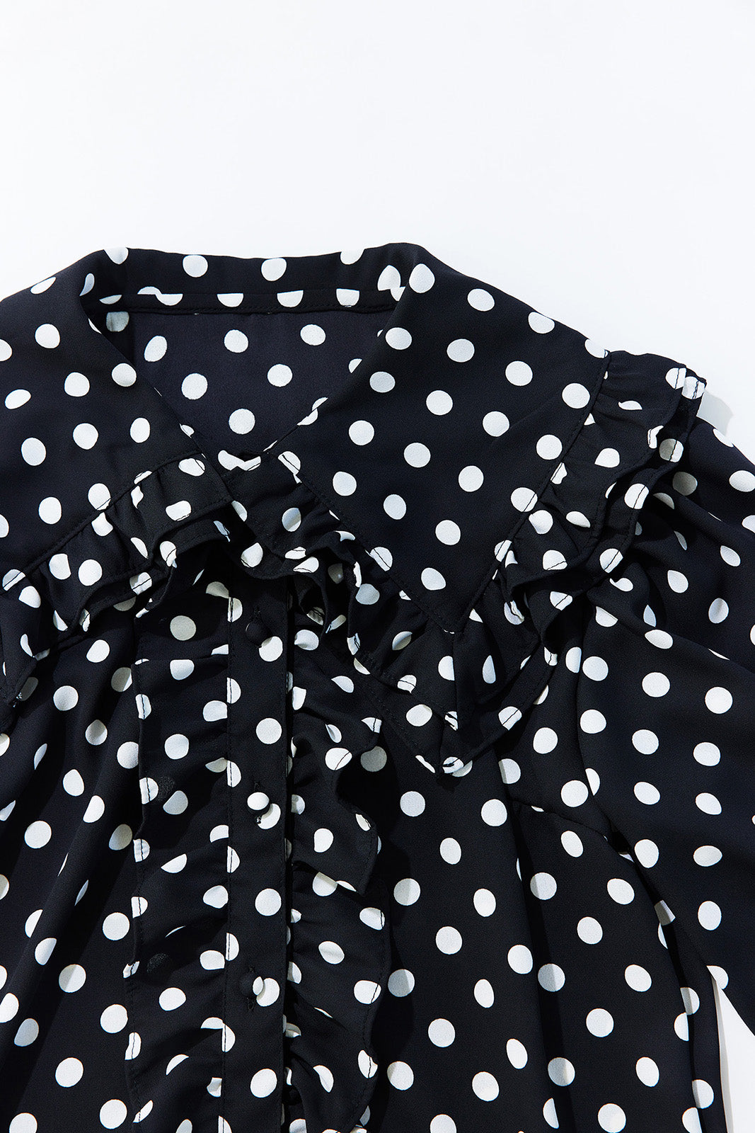 DOTS CHIFFON BLOUSE