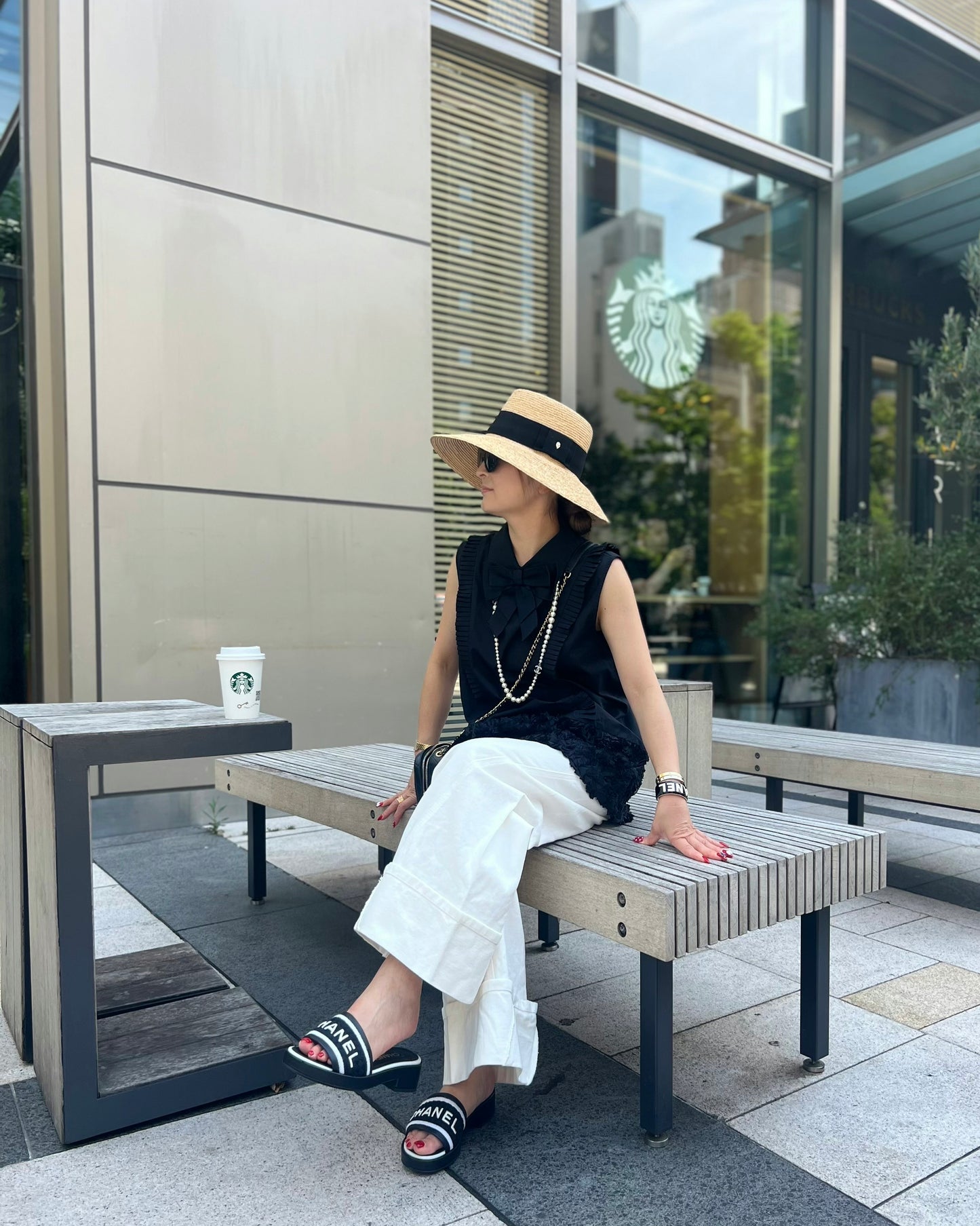 PLEATS SLEEVELESS TOP　＜予約アイテム＞　8月末～9月上旬納品予定