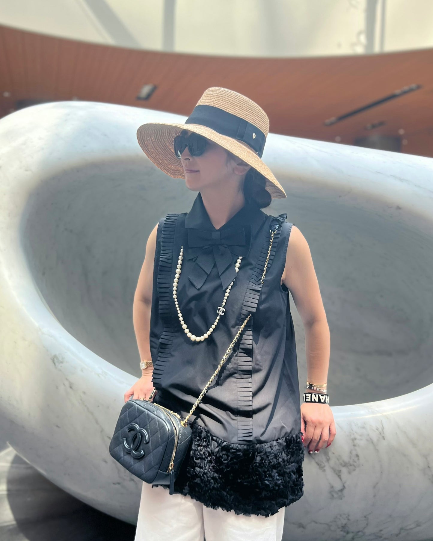 PLEATS SLEEVELESS TOP　＜予約アイテム＞　8月末～9月上旬納品予定