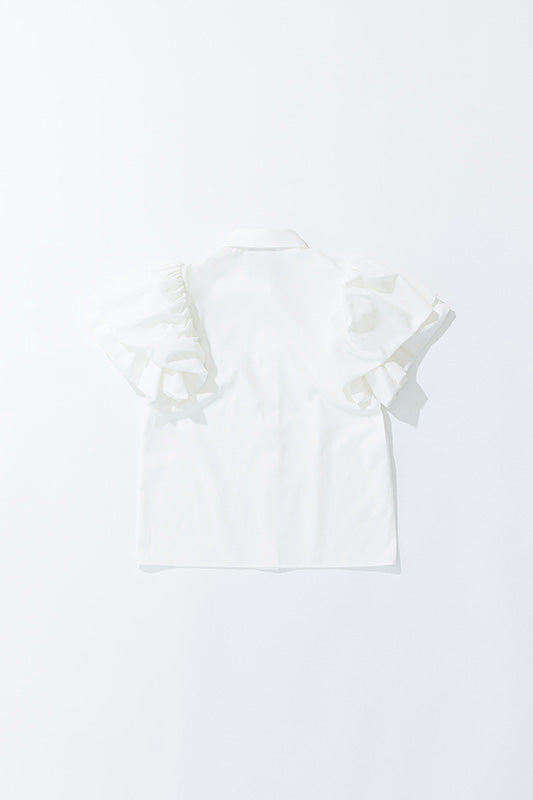 WHITE PUFF BLOUSE