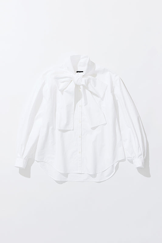 WHITE BOWTIE BLOUSE