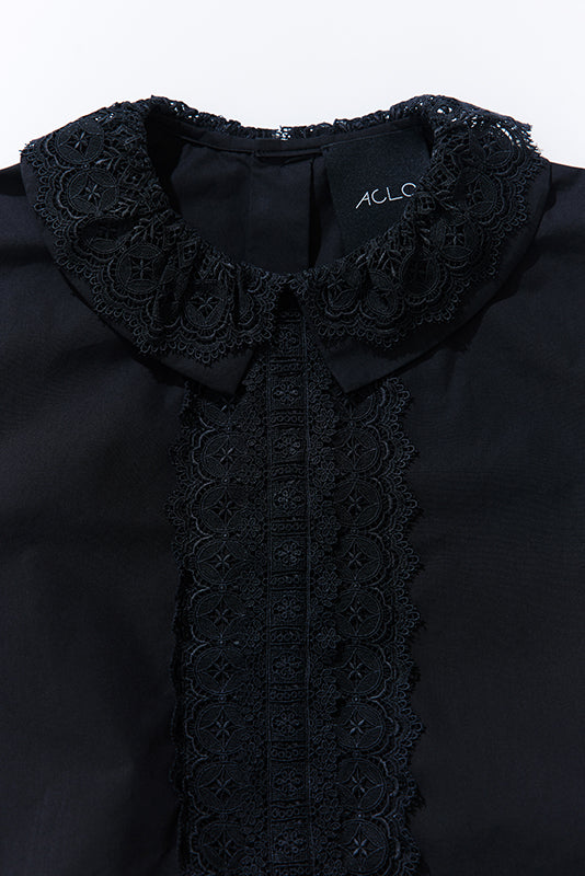 BLACK LACE BLOUSE