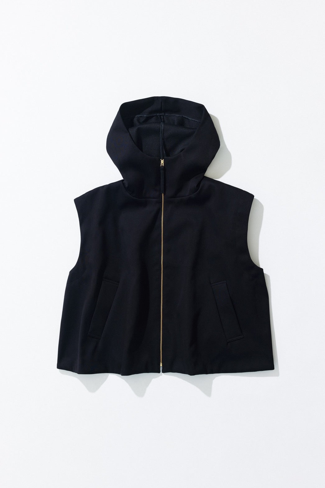 BLACK 2WAY HOOD JACKET