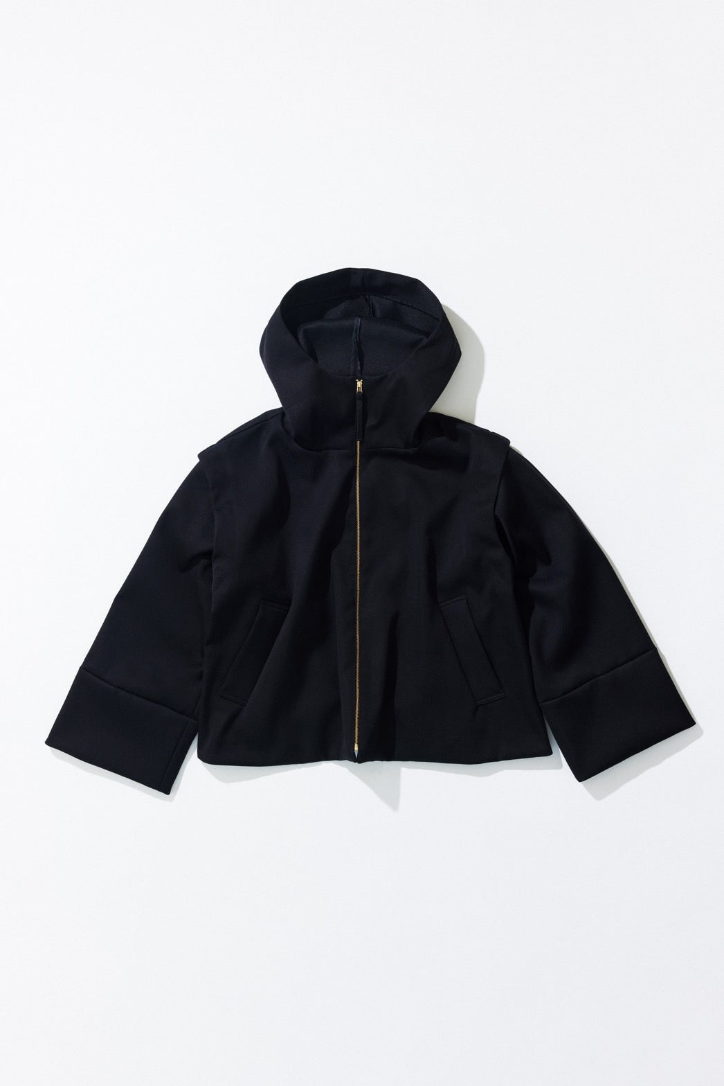 BLACK 2WAY HOOD JACKET