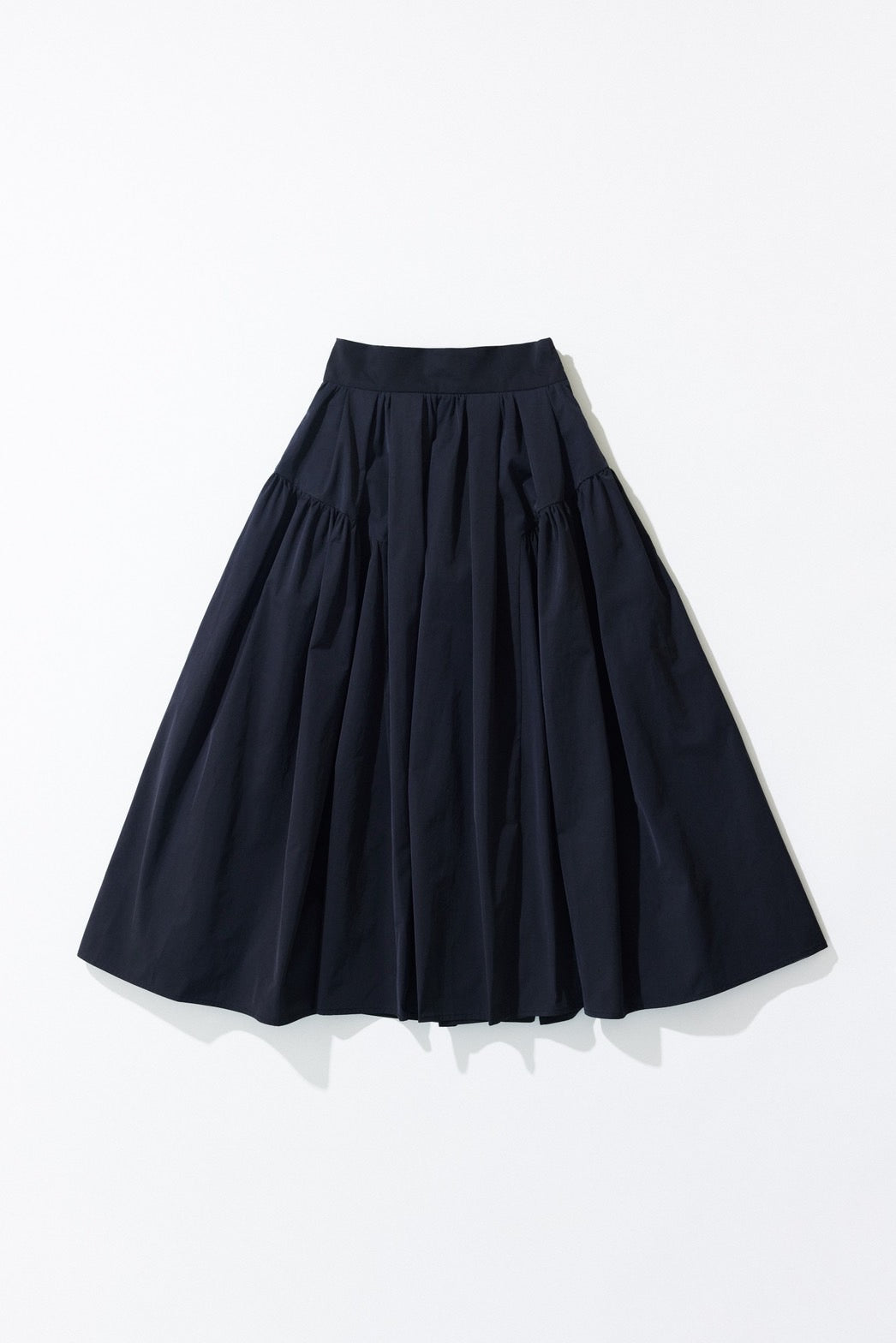 TAFFETA GATHER VOLUME SKIRT